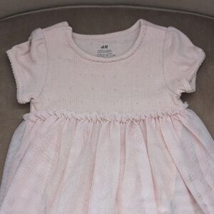 H&M Light Pink Casual Kids Dress